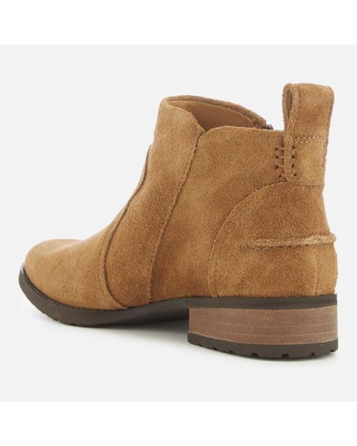 suede ankle boots flat womens