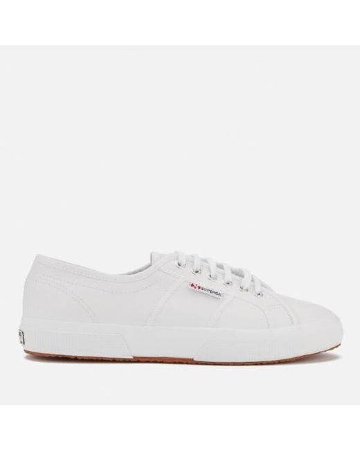 Lyst - Superga Men's 2750 Fglu Leather Trainers in White for Men