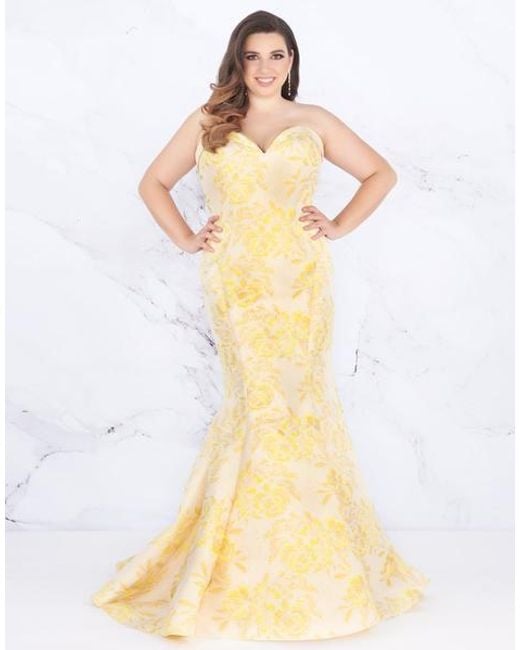Mermaid Yellow Dress