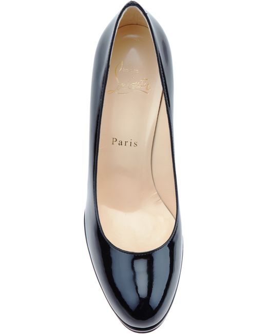 Christian louboutin Simple Patent Leather Pumps in Black - Save 38 ...