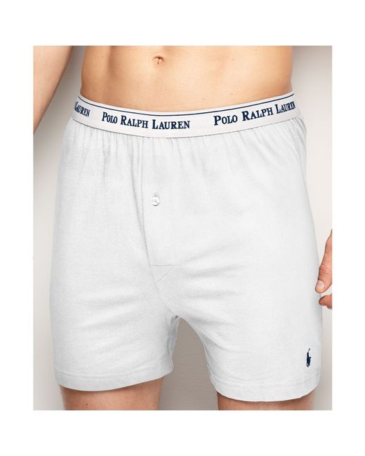 polo ralph lauren men's underwear classic knit boxer 3 pack