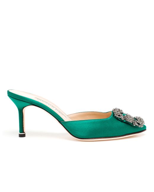 manolo blahnik emerald green