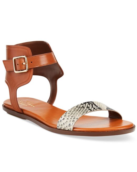 brown snake sandals