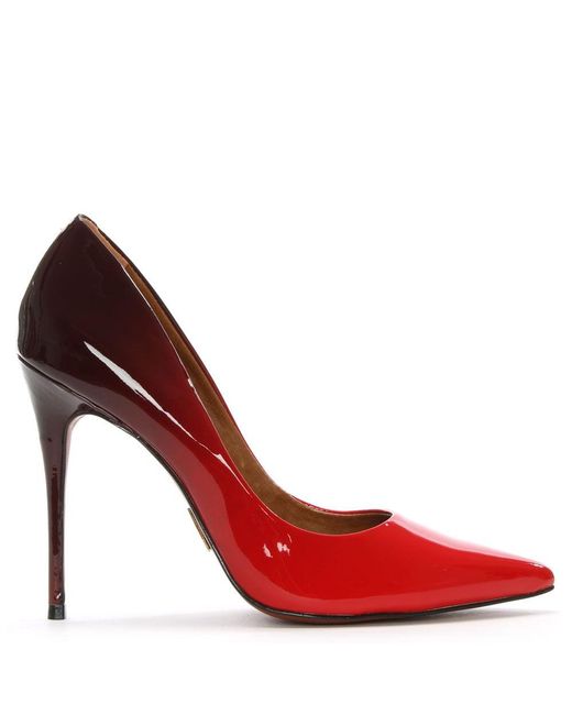 Moda In Pelle Cristina Ombre Red Patent Court Shoe in Red - Lyst