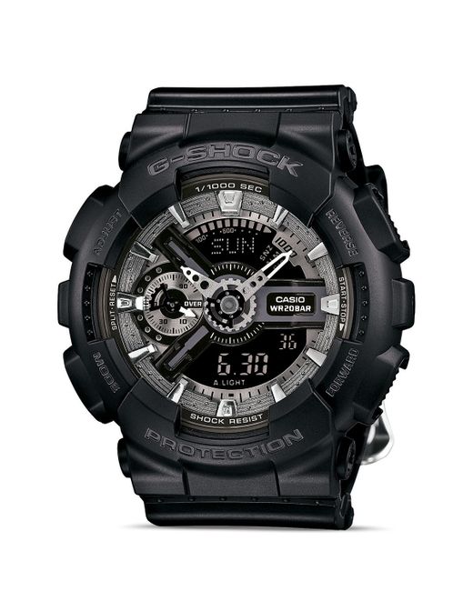 G-shock Women's Analog-digital Floral Black Resin Strap Watch 49x46mm 