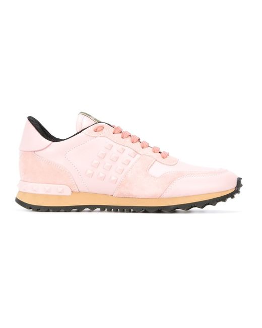 mens pink valentino trainers