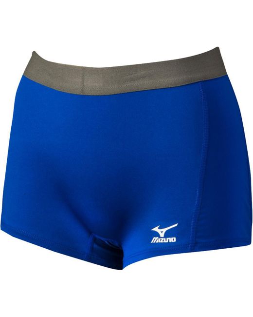 Lyst Mizuno Core Flat Front G2 Volleyball Shorts in Blue