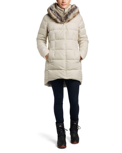 north face fur parkina
