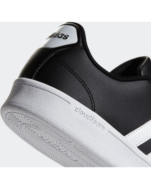 lyst adidas cloudfoam vantaggio le scarpe in nero per gli uomini. lyst adidas cloudfoam vantaggio le scarpe in nero per gli uomini.