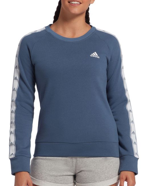 adidas originals lurex tape crew sweatshirt