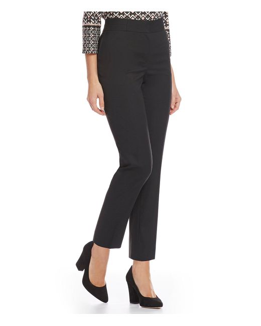 Jones New York Washable Suiting Grace Ankle Pants in Black - Lyst