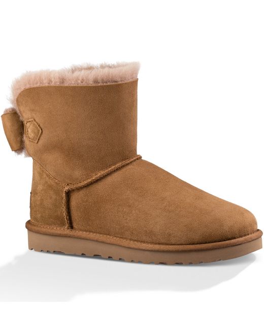 Ugg Naveah Mini Suede Boots in Brown - Save 13% | Lyst