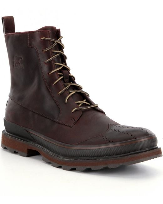 sorel madson wingtip boot