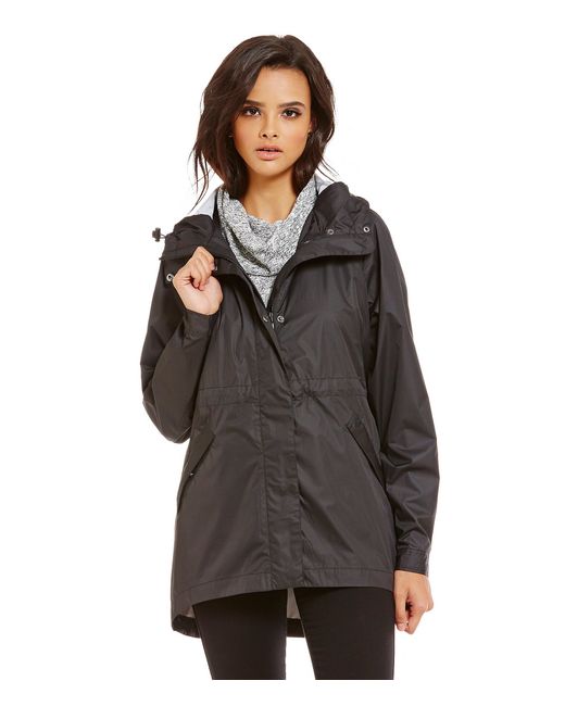 Hunter Lightweight Packable Smock Rain Jacket in Black | Lyst