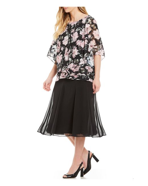 alex evenings plus size tops