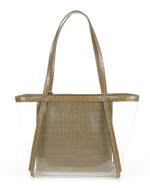 Michael Kors Whitney Large Clear Tote in Green - Save 40% - Lyst