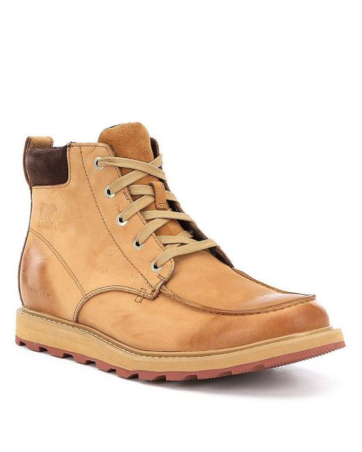 black boots moc toe