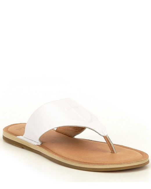 sperry seaport thong