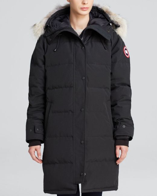 Canada goose Down Coat - Shelburne Parka in Black | Lyst