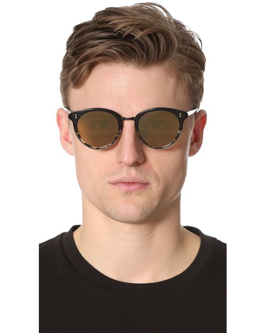Oliver peoples Spelman Sunglasses in Black for Men | Lyst