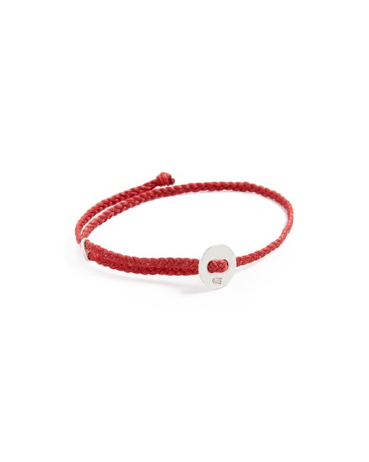 Lyst Scosha Signature Slider Bracelet In Red For Men Scosha Red Signature Slider Bracelet For Men Lyst