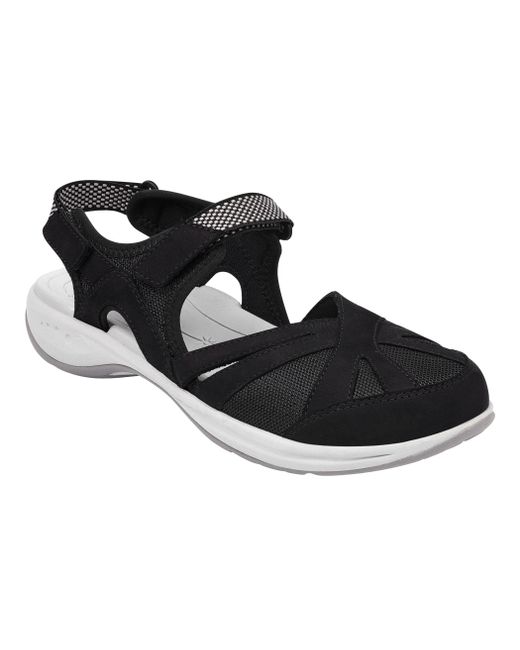 easy spirit black sandals