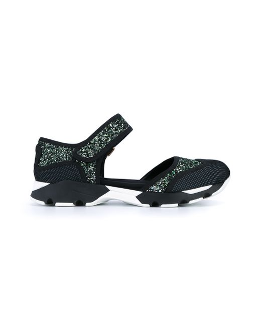 black glitter mary janes