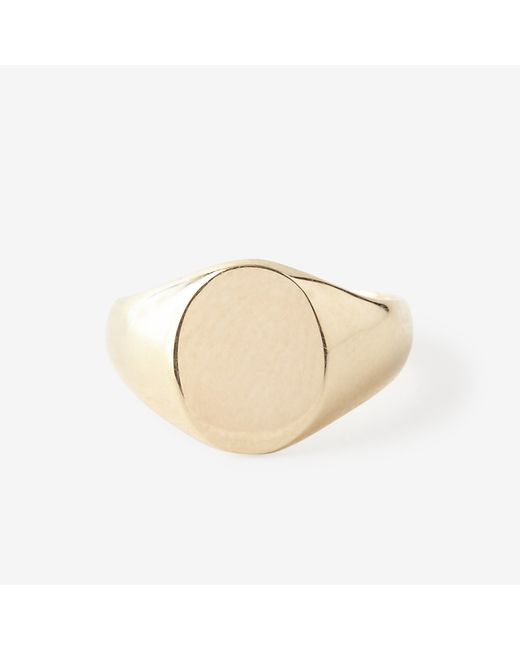 J. hannah Pinky Signet Ring in Gold (YELLOW GOLD) | Lyst