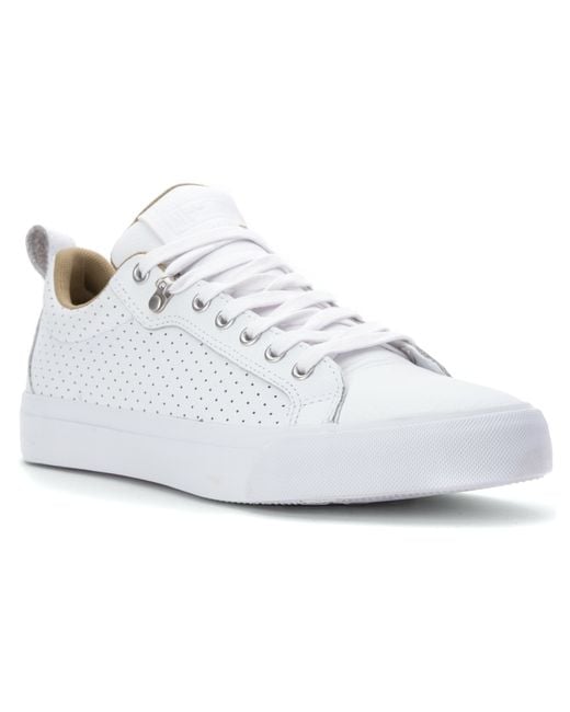 converse leather white mens