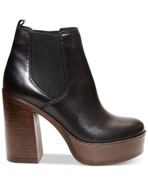 steve madden chunky heel booties