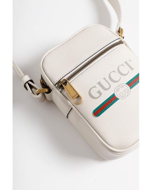 Gucci Men's Crossbody Bag in White - Lyst