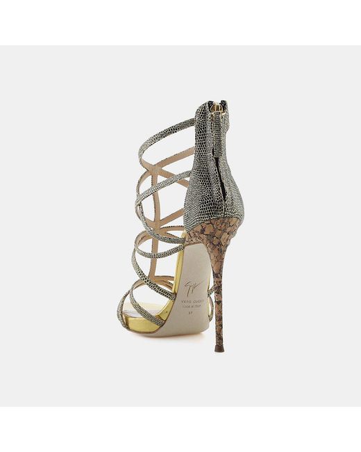 giuseppe zanotti snakeskin heels