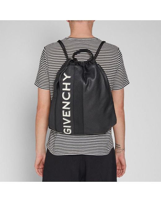 Lyst Givenchy Drawstring Gym Bag In Black For Men Givenchy Black Drawstring Gym Bag For Men Lyst