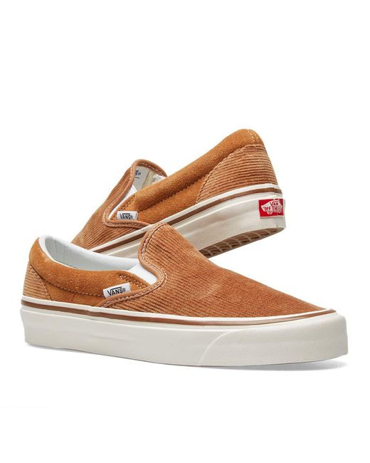 tan corduroy vans