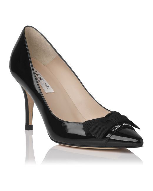 Lk Bennett Black Shoe Leather Lk Bennett Black Shoe Leather