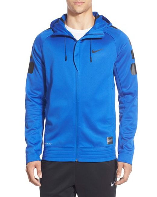 nike dri fit therma full zip hoodie