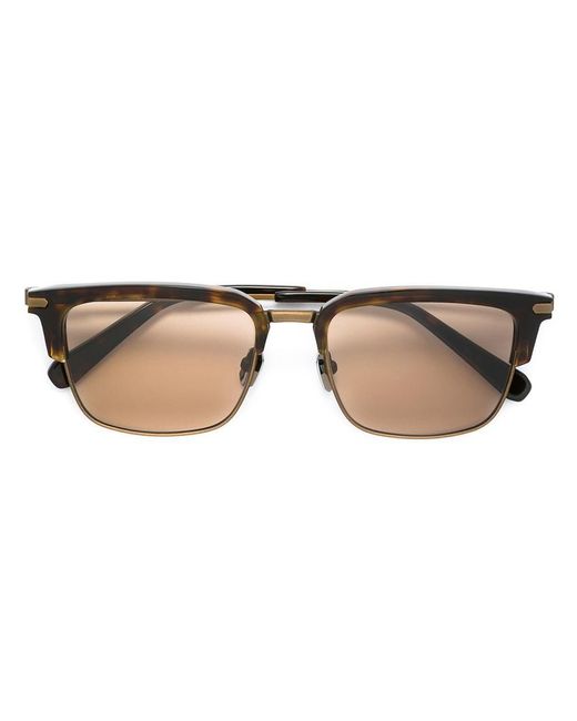 Download Lyst - Brioni Top Brim Sunglasses in Brown for Men