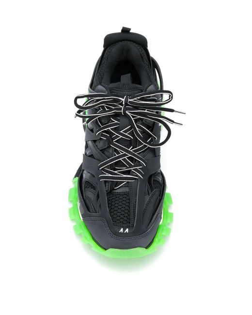 balenciaga glow in the dark track sneakers