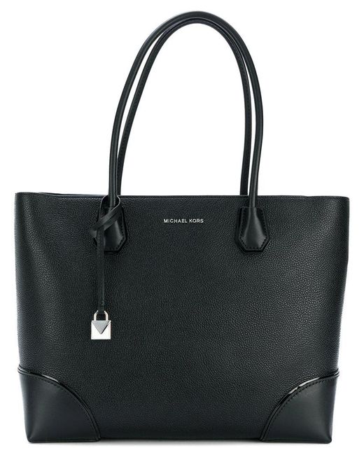 Lyst Michael Kors Mercer Gallery Leather Messenger Bag In Michael Kors Black Mercer Gallery Leather Messenger Bag Lyst