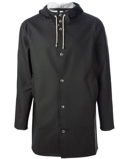 Stutterheim 'stockholm' Raincoat in Black for Men | Lyst