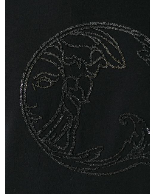 shirt love womens moschino Lyst  Black Print Logo  in Men shirt Versace T for