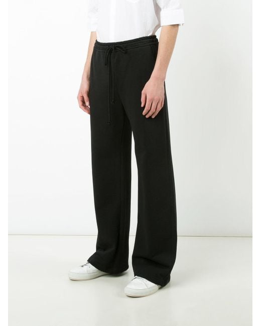 Raf simons Drawstring Bootcut Sweatpants in Black for Men | Lyst