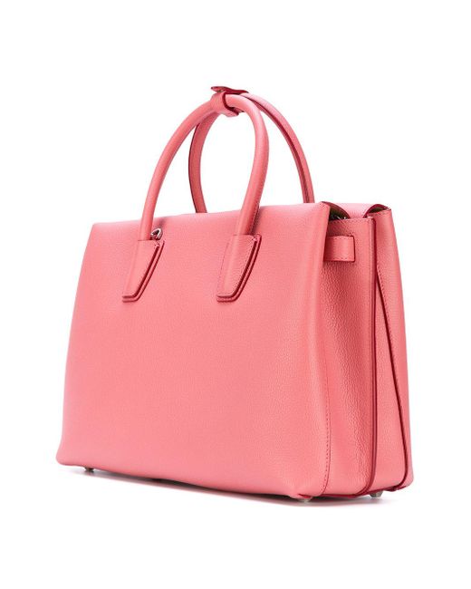 Mcm Large Milla Tote In Pink Lyst mcm large milla tote in pink lyst