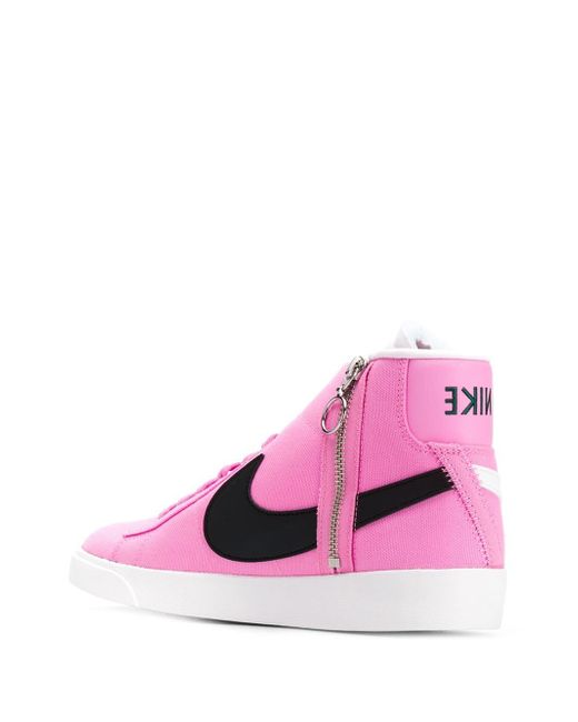 nike women's blazer mid rebel pink