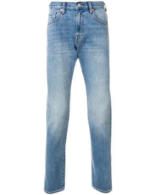 navy twill jeans
