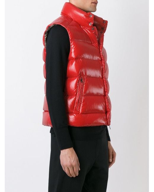 mens red moncler gilet mens red moncler gilet