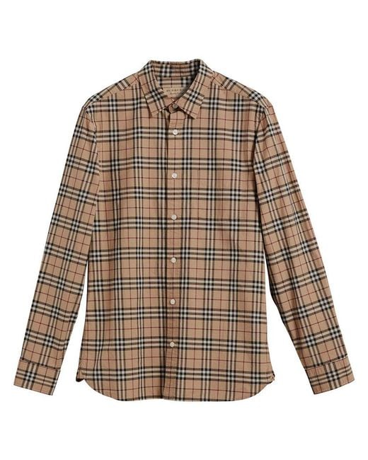 Lyst - Burberry Classic Check Shirt for Men