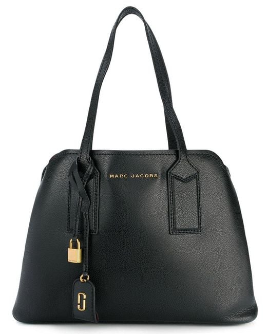 Marc jacobs The Editor Leather Shoulder Bag in Black - Save 6% | Lyst