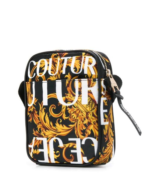 Versace Jeans Baroque Print Shoulder Bag in Black for Men Save 24 Lyst