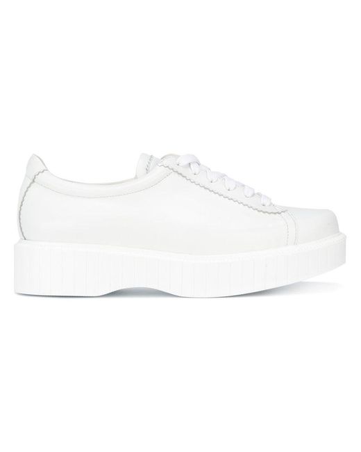 Lyst - Robert Clergerie Pasket Sneakers in White